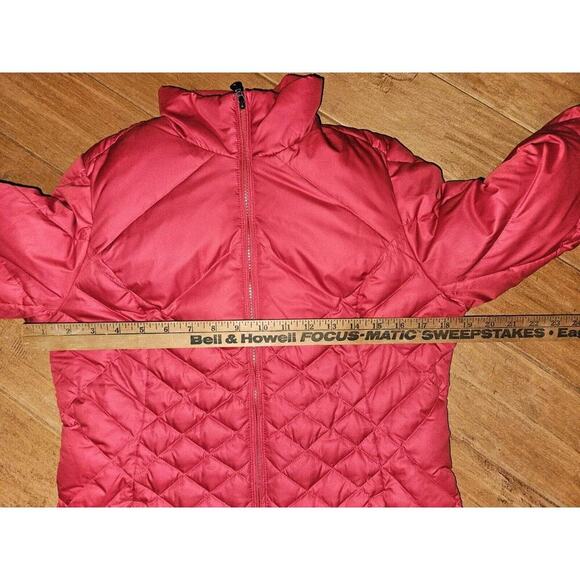 Eddie Bauer Down Parka Puffer Jacket Coat Women’s Small Red EUC - Picture 12 of 15